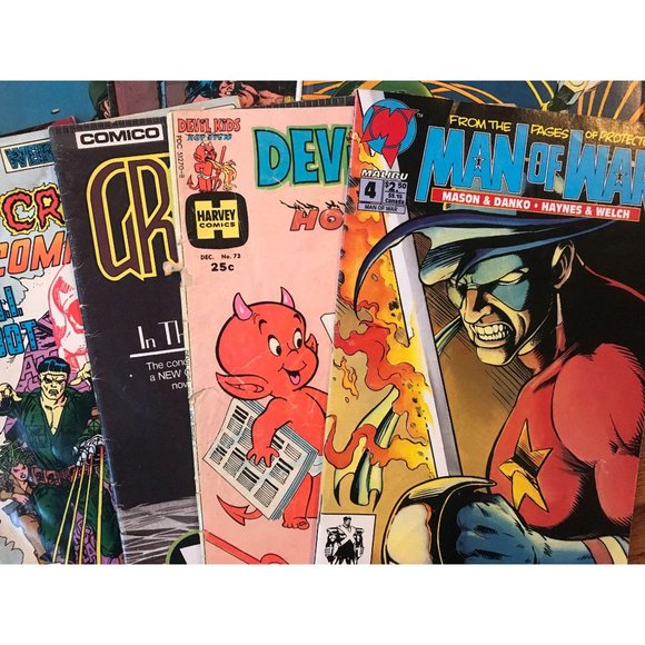 16 DAMAGED USED COMICS FOR CRAFTING inc HARDCOVER TPB LOOSE - 3 POUNDS OF COMICS - Picture 7 of 8